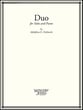 DUO FOR TUBA AND PIANO cover